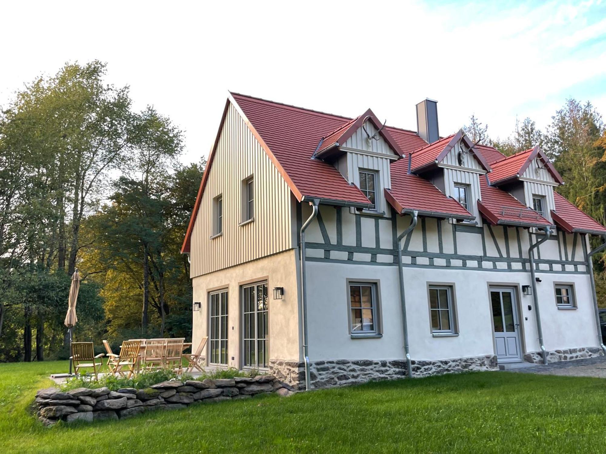 Schellnhof Forsthaus Am Waldrand Nidda Exterior foto